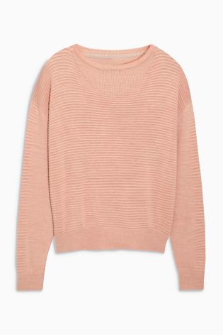 Ripple Boat Neck Sweater